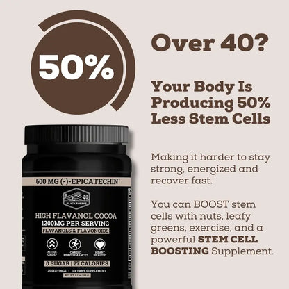 Supercharged Cocoa Flavanols + Flavonoids 1200MG