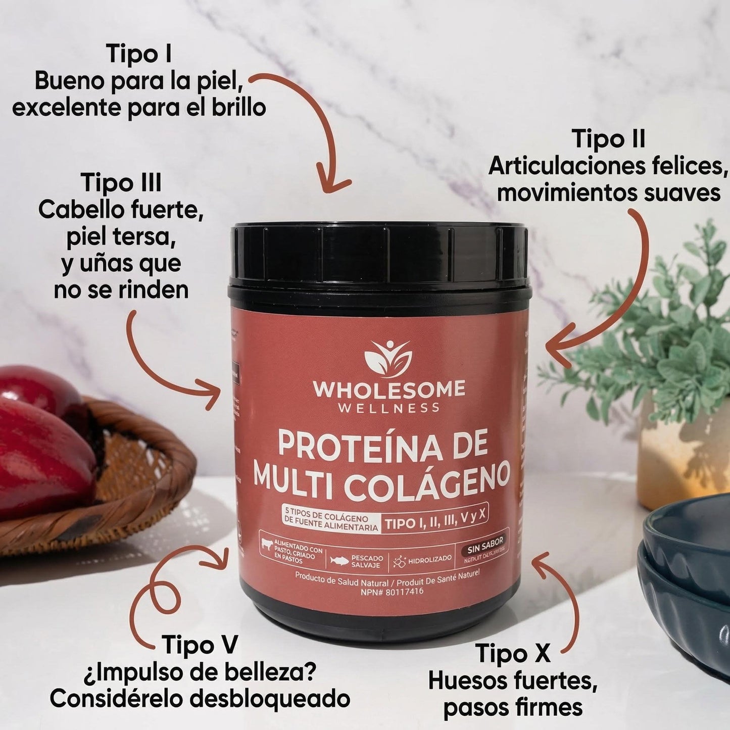 Proteína de Multi Colágeno - Official CRWN