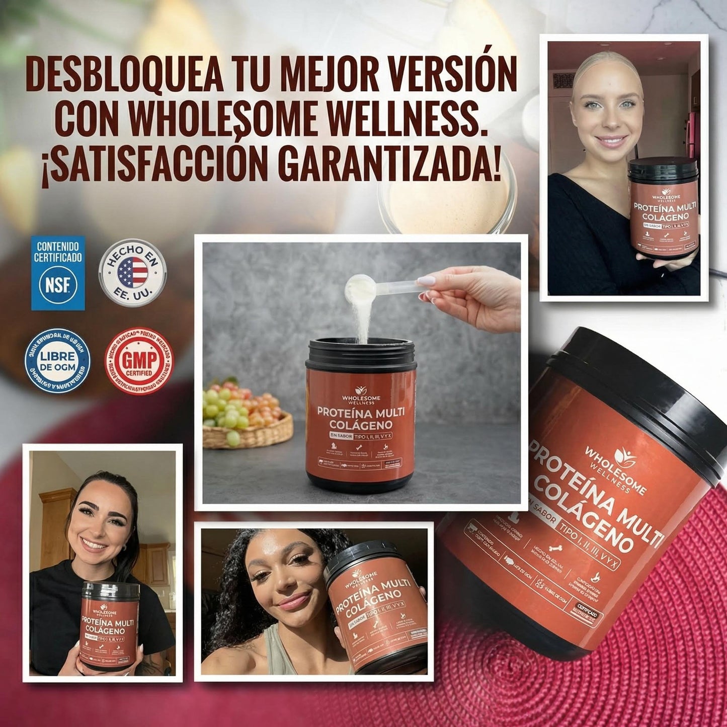Proteína de Multi Colágeno - Official CRWN