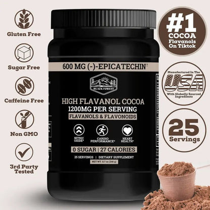 Supercharged Cocoa Flavanols + Flavonoids 1200MG